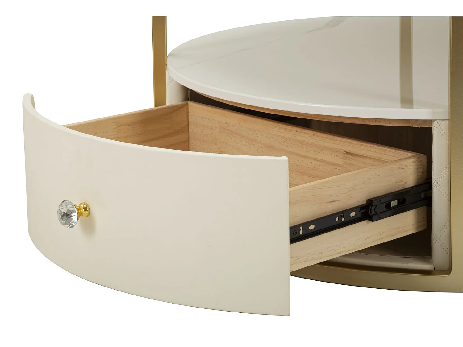 Tavolino MF517, Bianco, 75x75x40 cm, Seven Design