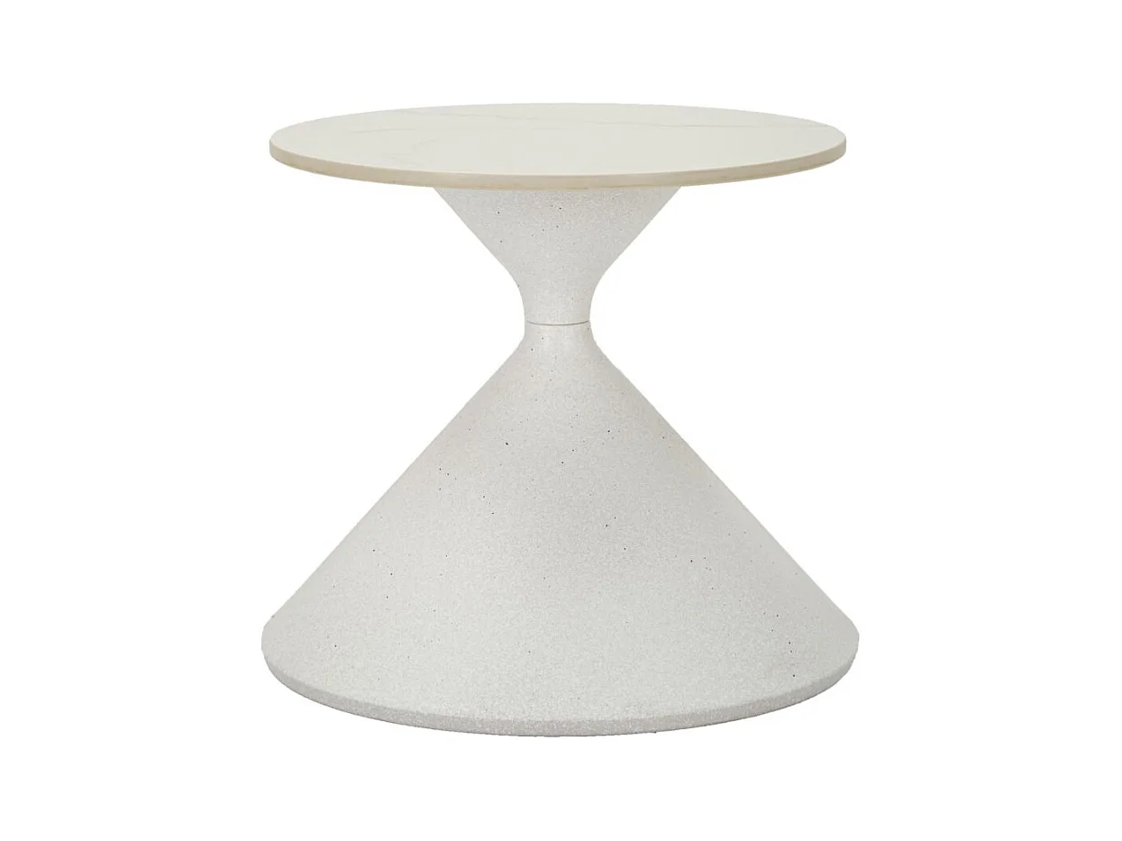 Table d'Appoint MF528, Blanc, 45x45x39 cm, Epikasa