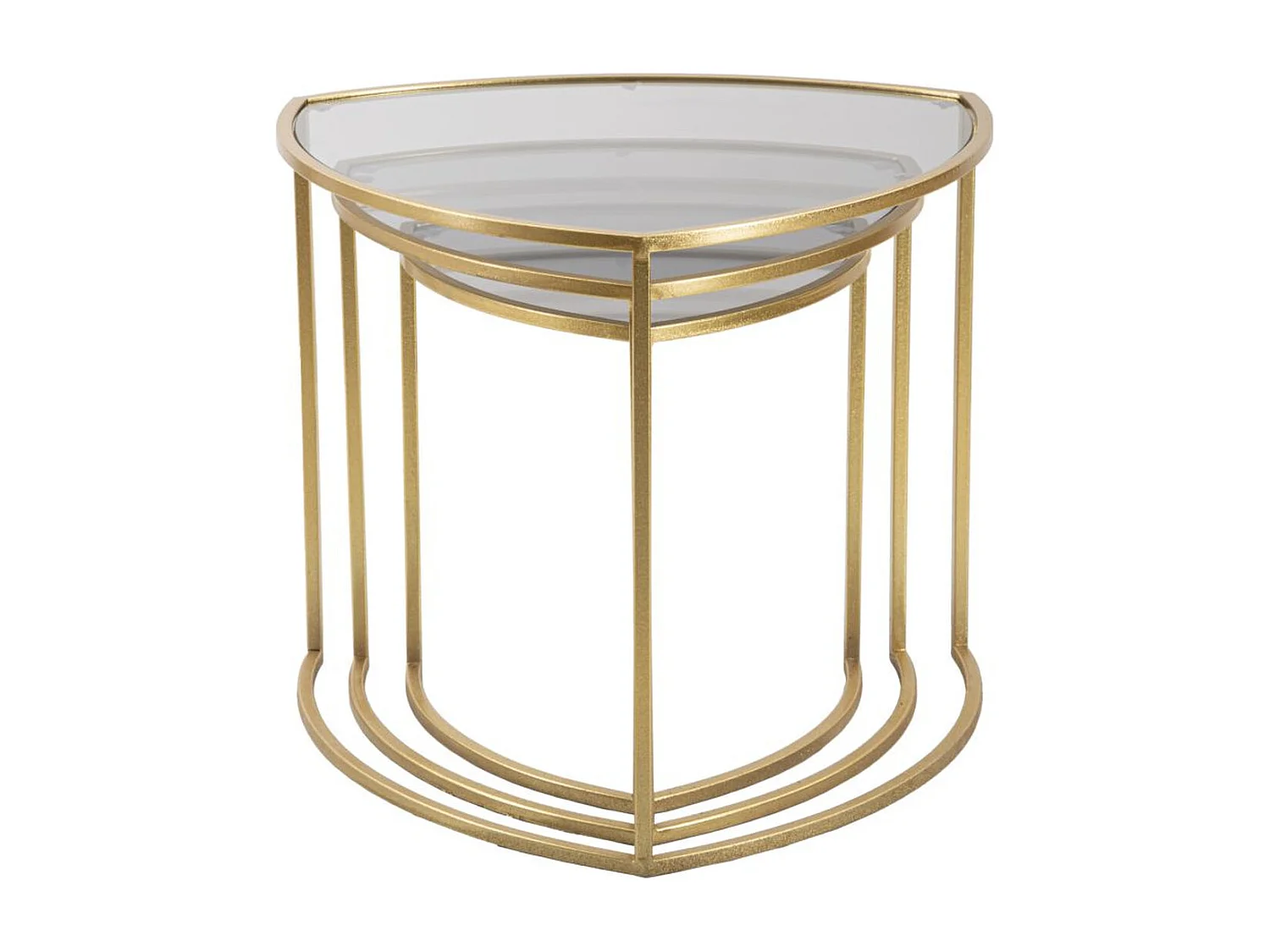 Table d'Appoint MF553, Or, 60x60x50 cm, Seven Design