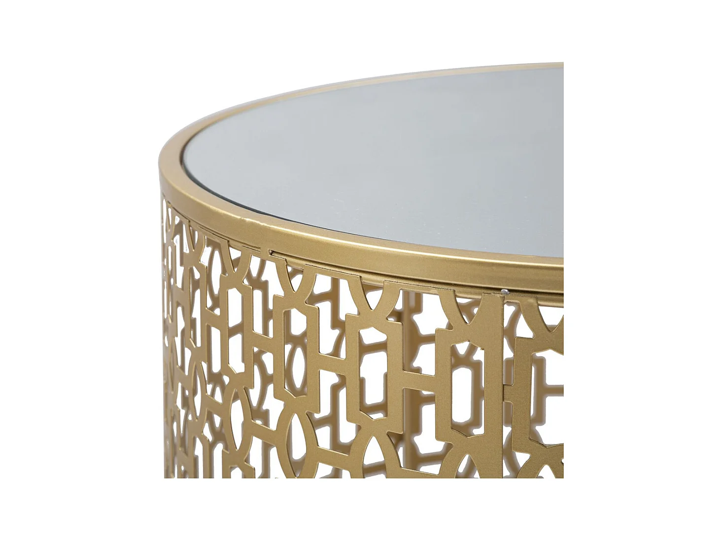 Table d'Appoint MF540, Or, 41x41x50 cm, Seven Design