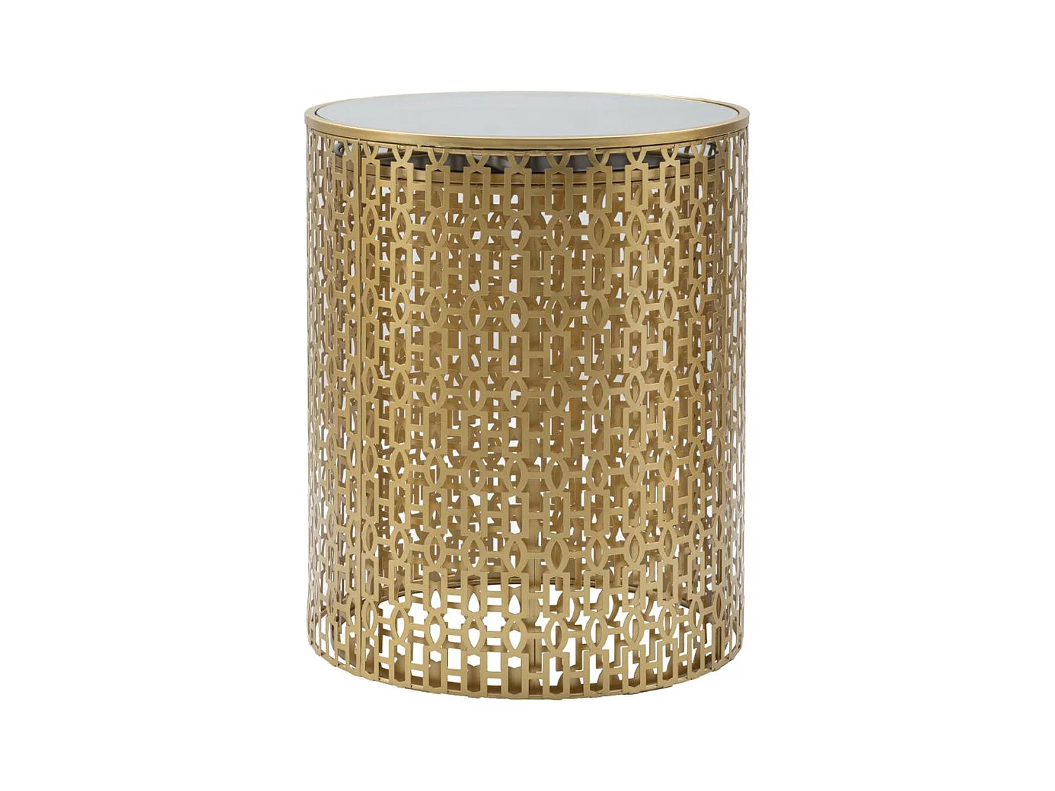 Table d'Appoint MF540, Or, 41x41x50 cm, Seven Design