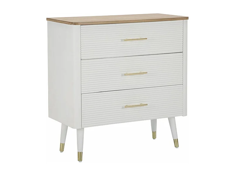 Cassettiera MF8, Bianco, 78x37x80 cm, Epikasa