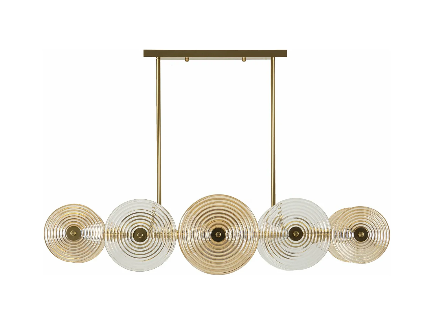 Hanglamp MF85, Goud, 116x27x79 cm, Epikasa