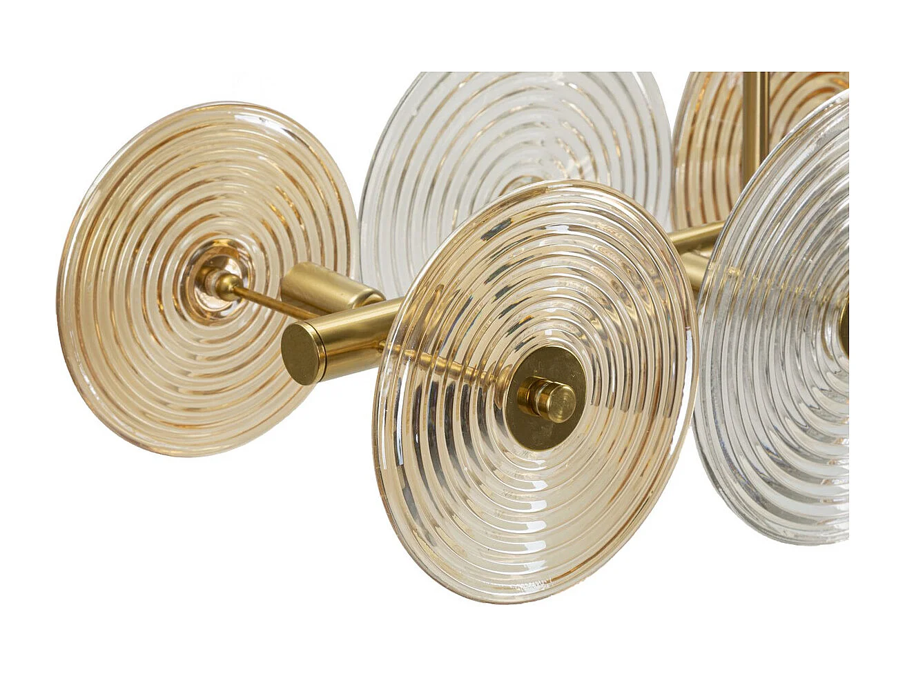 Lampa Wisząca MF85, Złoto, 116x27x79 cm, Seven Design