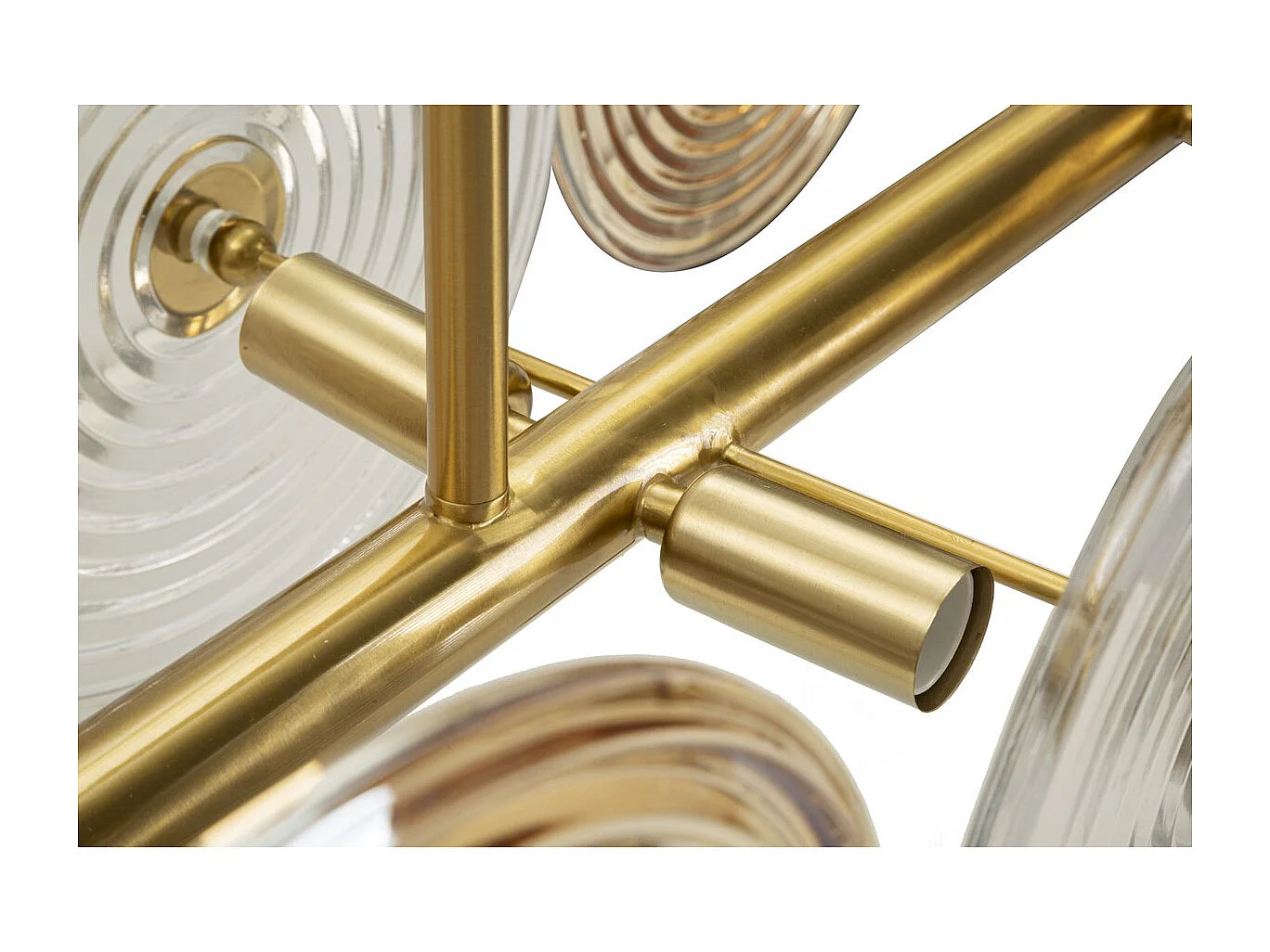 Lampa Wisząca MF85, Złoto, 116x27x79 cm, Seven Design