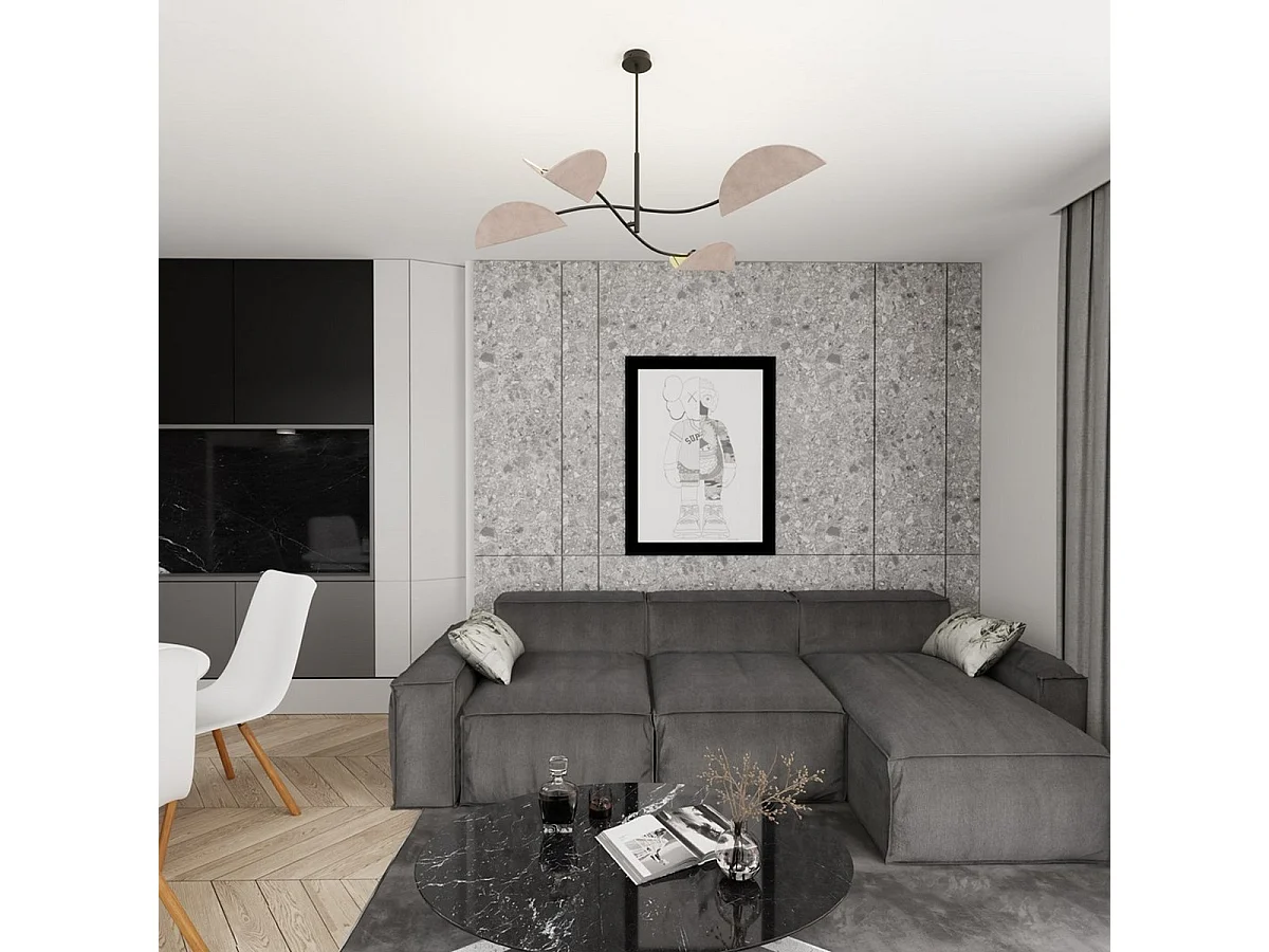 Lampada a Sospensione Lotus, Rosa, 105x59x105 cm, Seven Design