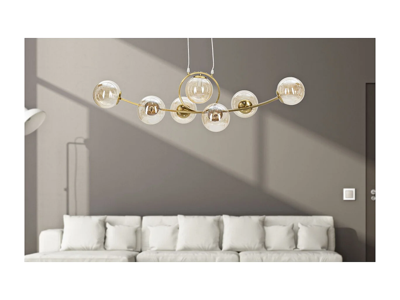 Suspension MF82, Or, 115x36x30 cm, Seven Design