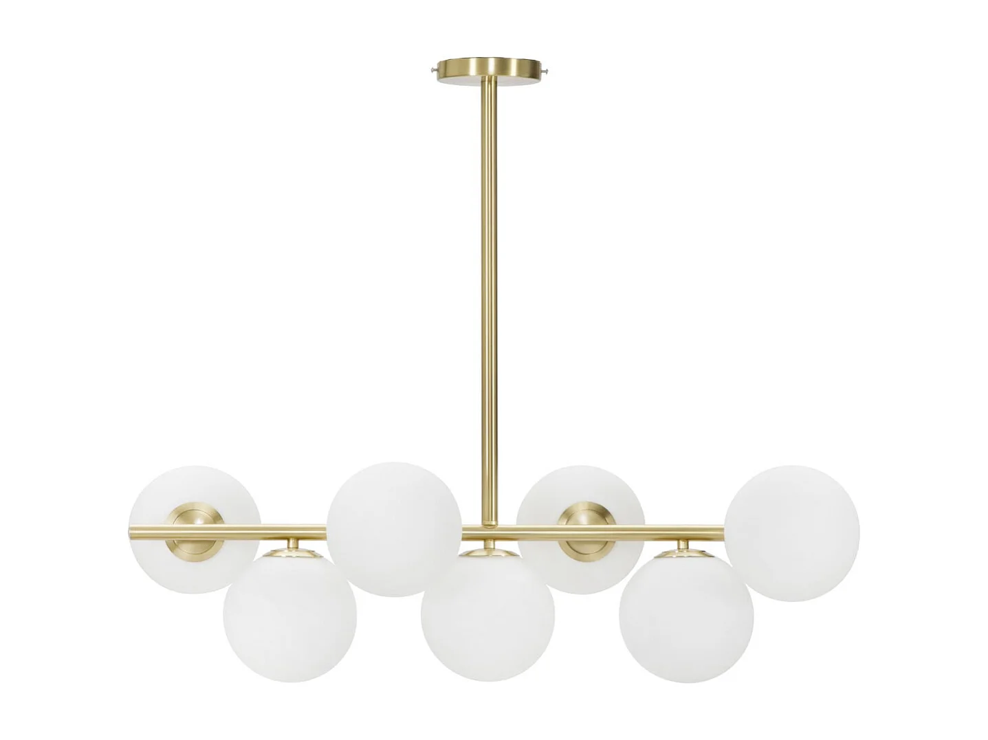 Hanglamp MF77, Goud, 81x30x74 cm, Seven Design