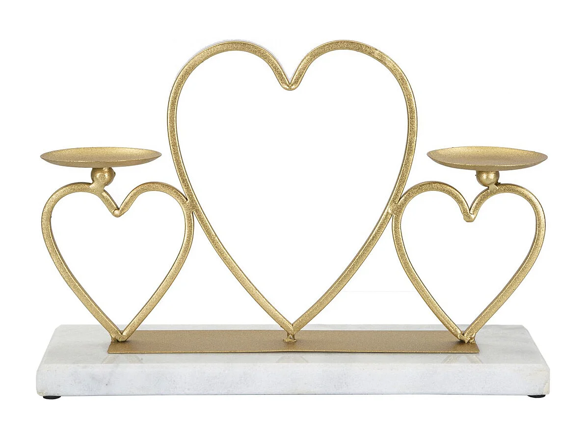 Bougeoir MF338, Or, 30x9x20 cm, Seven Design