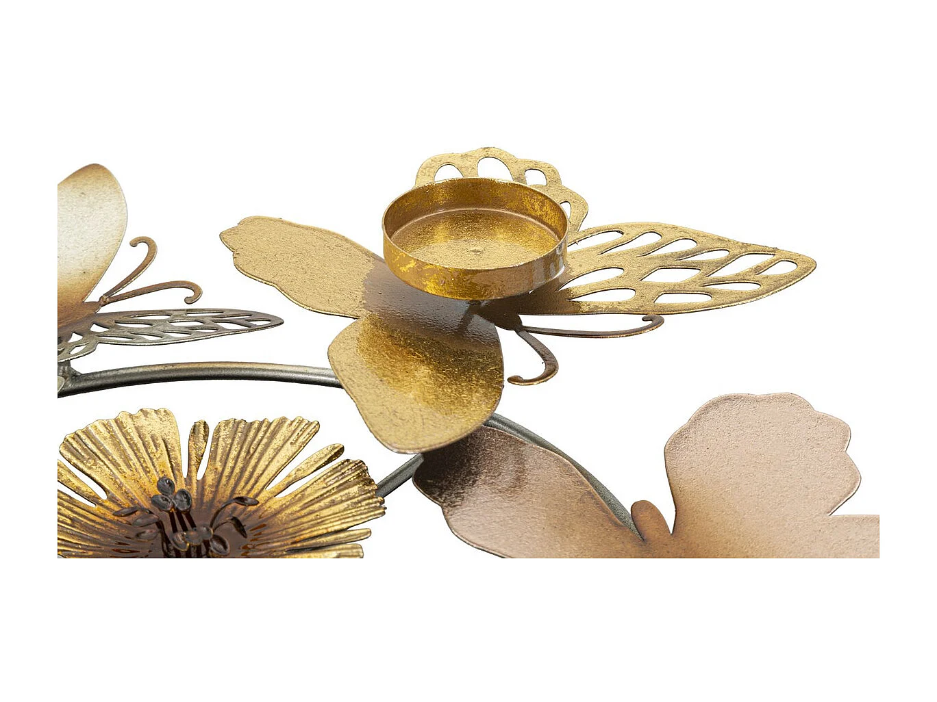 Bougeoir Papillon 22, Multicouleur, 39x35,5x7 cm, Seven Design