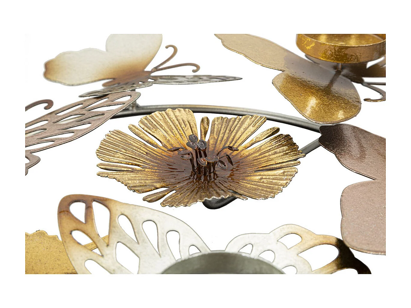 Świecznik Motyl 22, Wielokolorowy, 39x35,5x7 cm, Seven Design