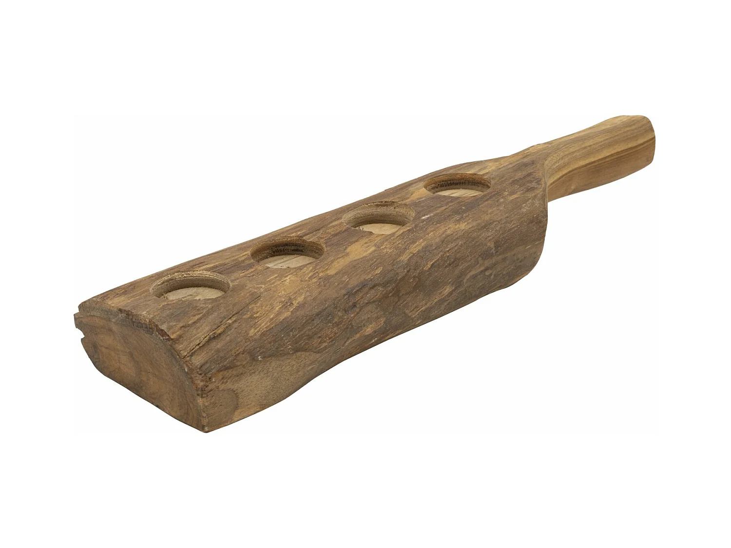 Bougeoir Natura 5, Marron, 51x14x6 cm, Epikasa