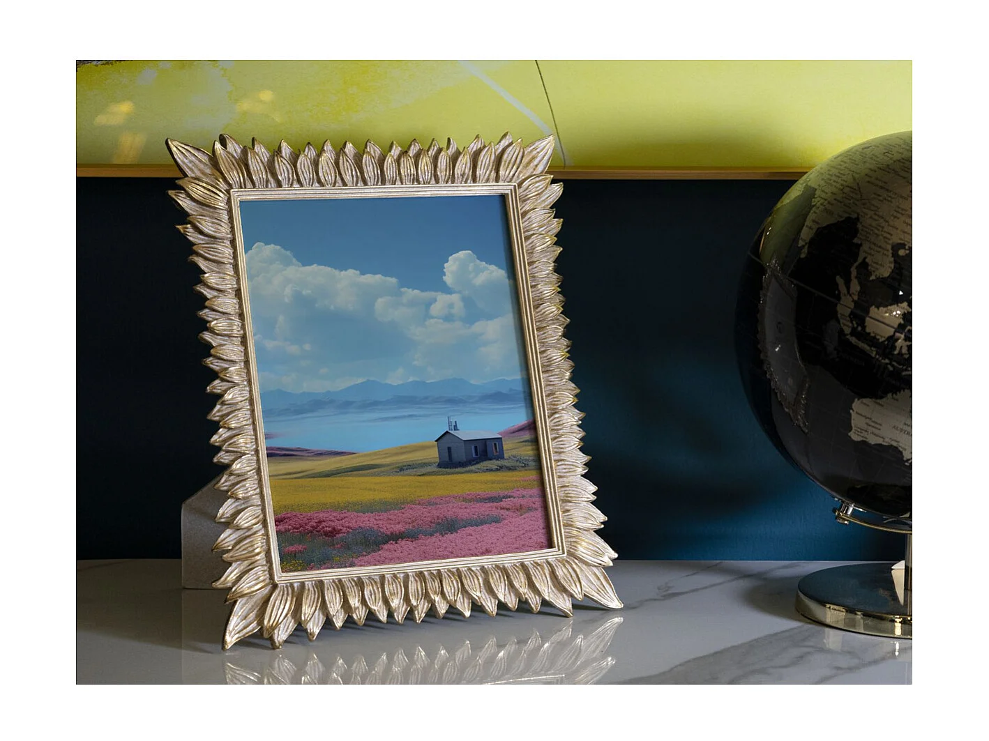 Cadre Photo Olistic 13, Or, 28,4x2x33,5 cm, Seven Design