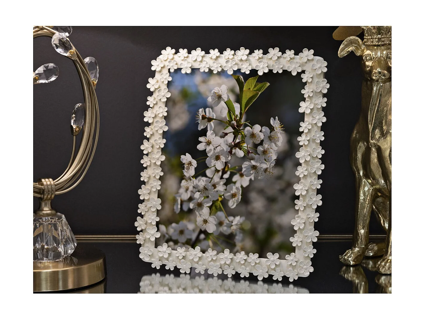 Cadre Photo Olistic 48, Beige, 25,5x2x30,5 cm, Seven Design