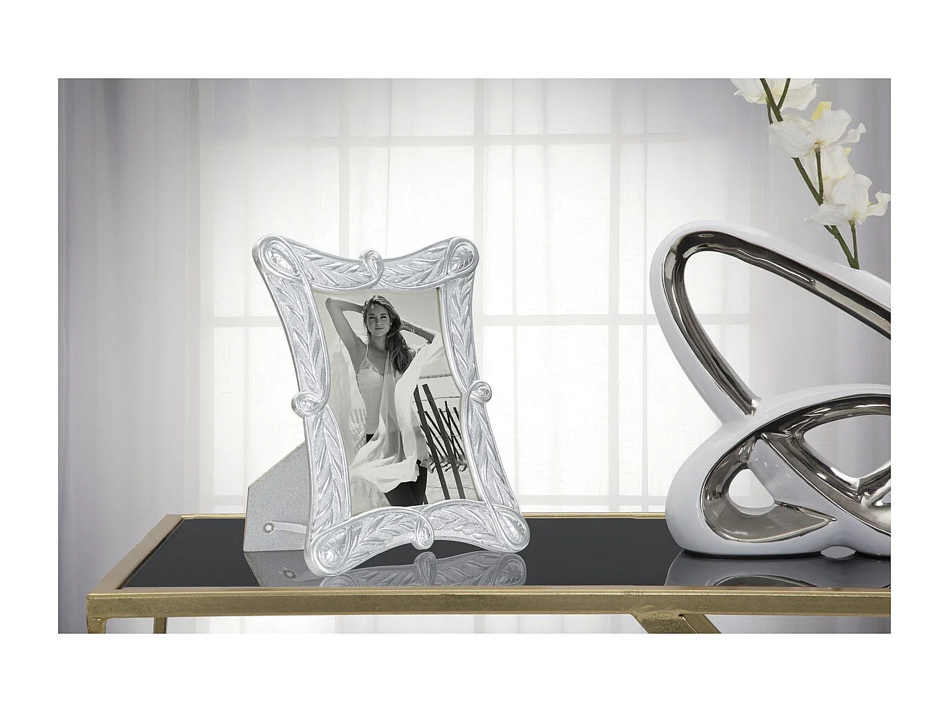 Ramka na Zdjęcia Olistic 39, Srebrny, 23,3x2x28,2 cm, Seven Design