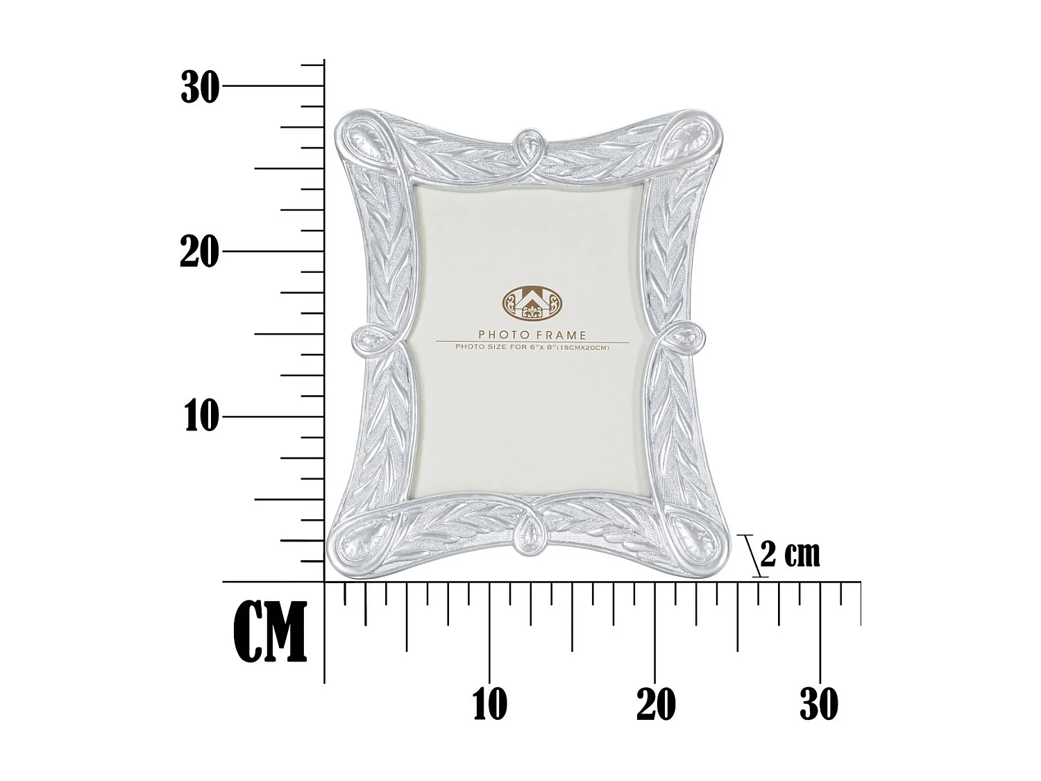 Ramka na Zdjęcia Olistic 39, Srebrny, 23,3x2x28,2 cm, Seven Design