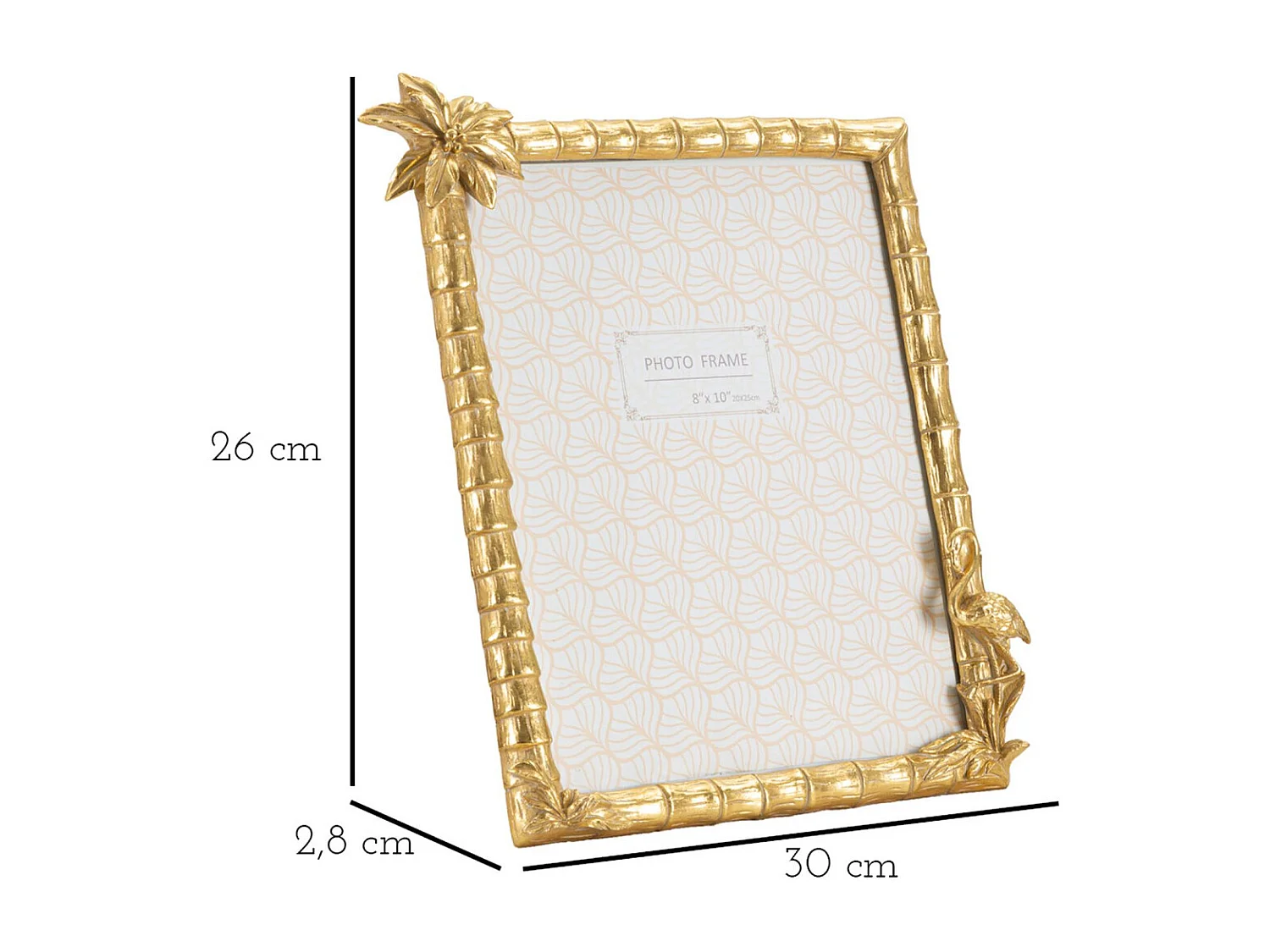 Cadre Photo Olistic 42, Or, 30x2,8x26 cm, Seven Design