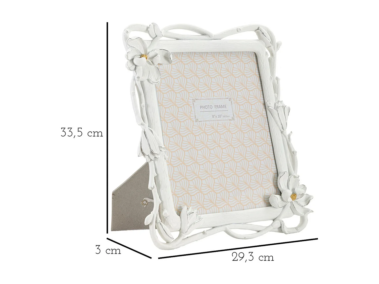 Ramka na Zdjęcia Olistic 12, Biały, 29,3x3x33,5 cm, Seven Design