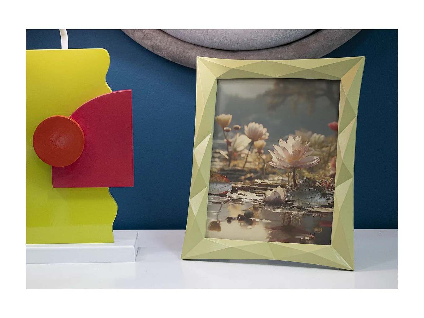 Cadre Photo Olistic 27, Vert, 26,8x2,5x31,5 cm, Seven Design