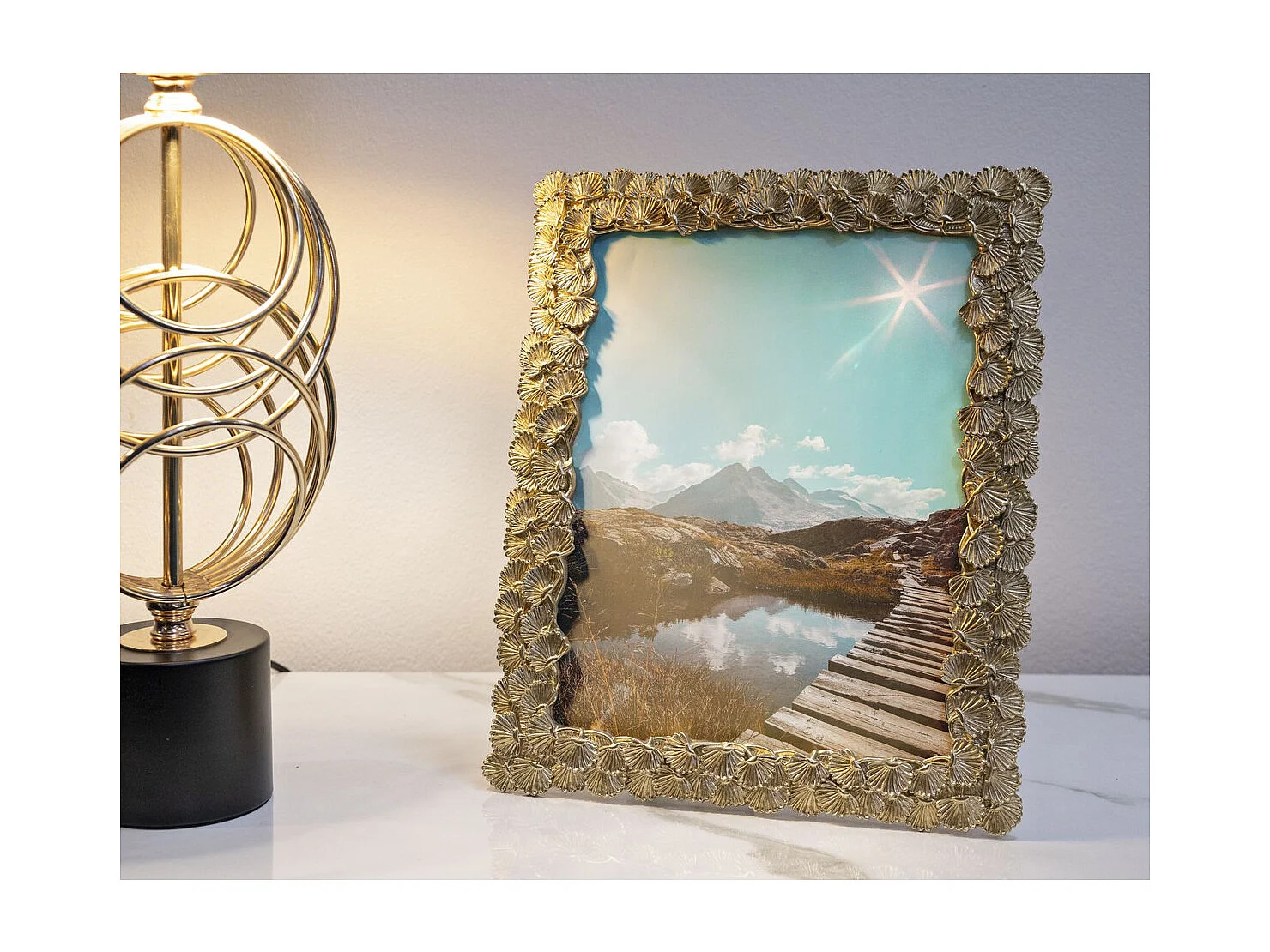 Cadre Photo Olistic 34, Or, 25,5x1,8x30,5 cm, Seven Design