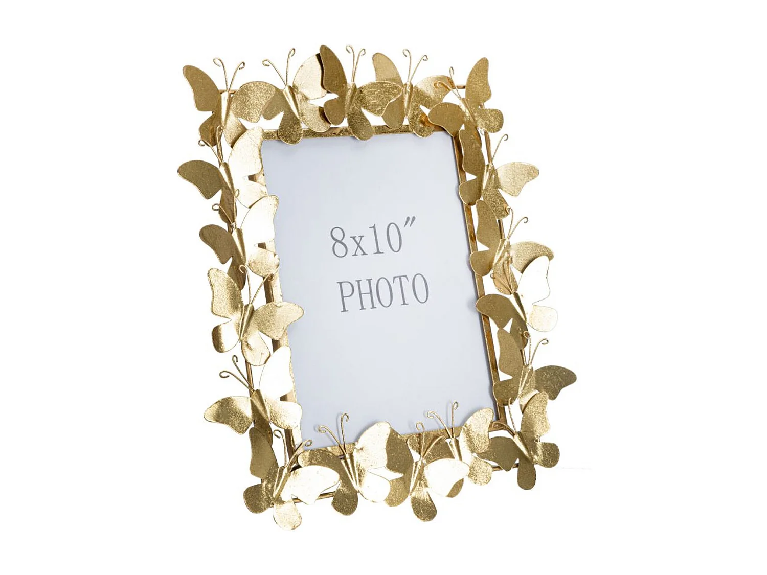 Cadre Photo Papillon 23, Or, 35x15x38 cm, Seven Design