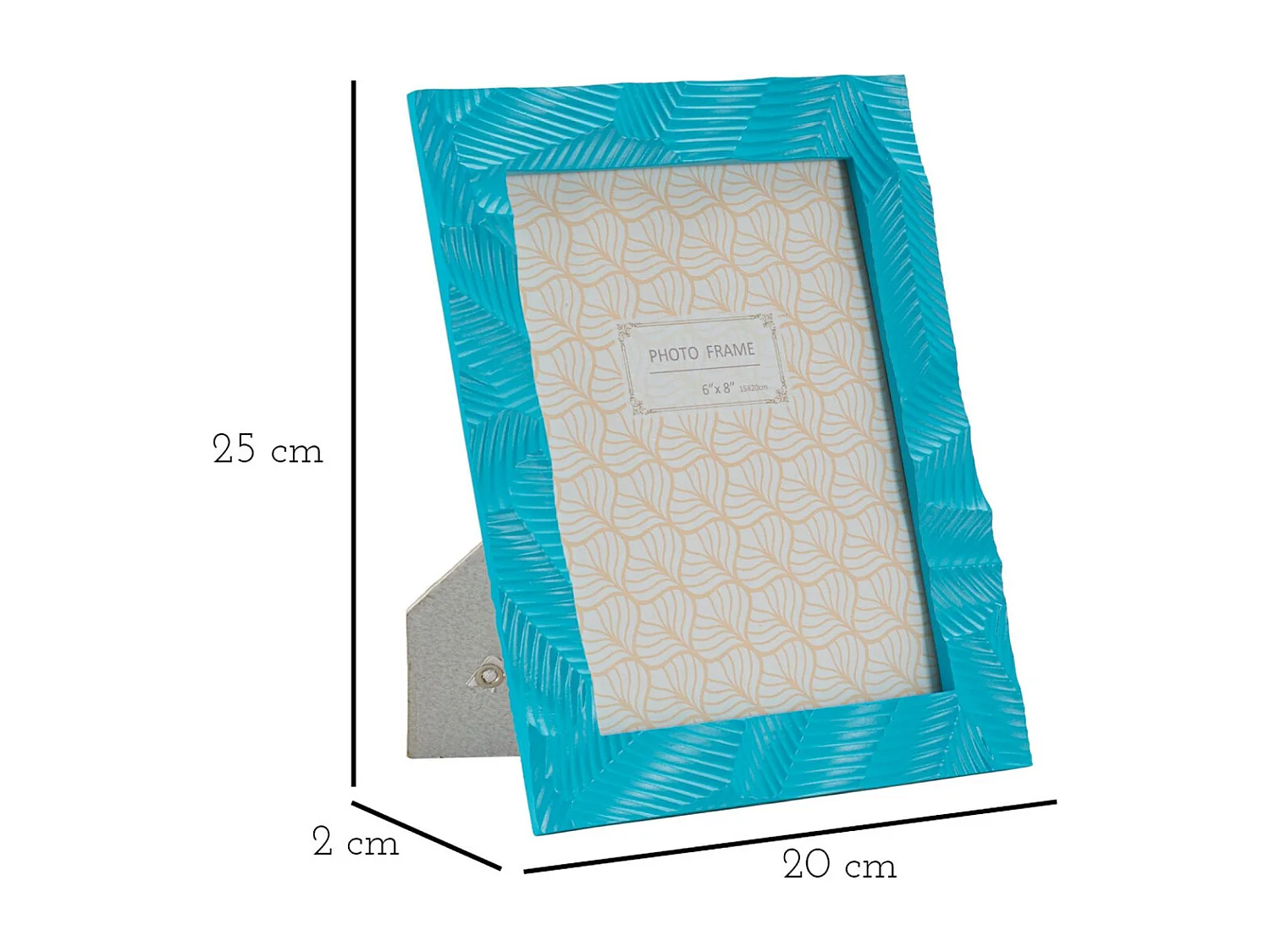 Cadre Photo Olistic 51, Bleu, 20x2x25 cm, Seven Design