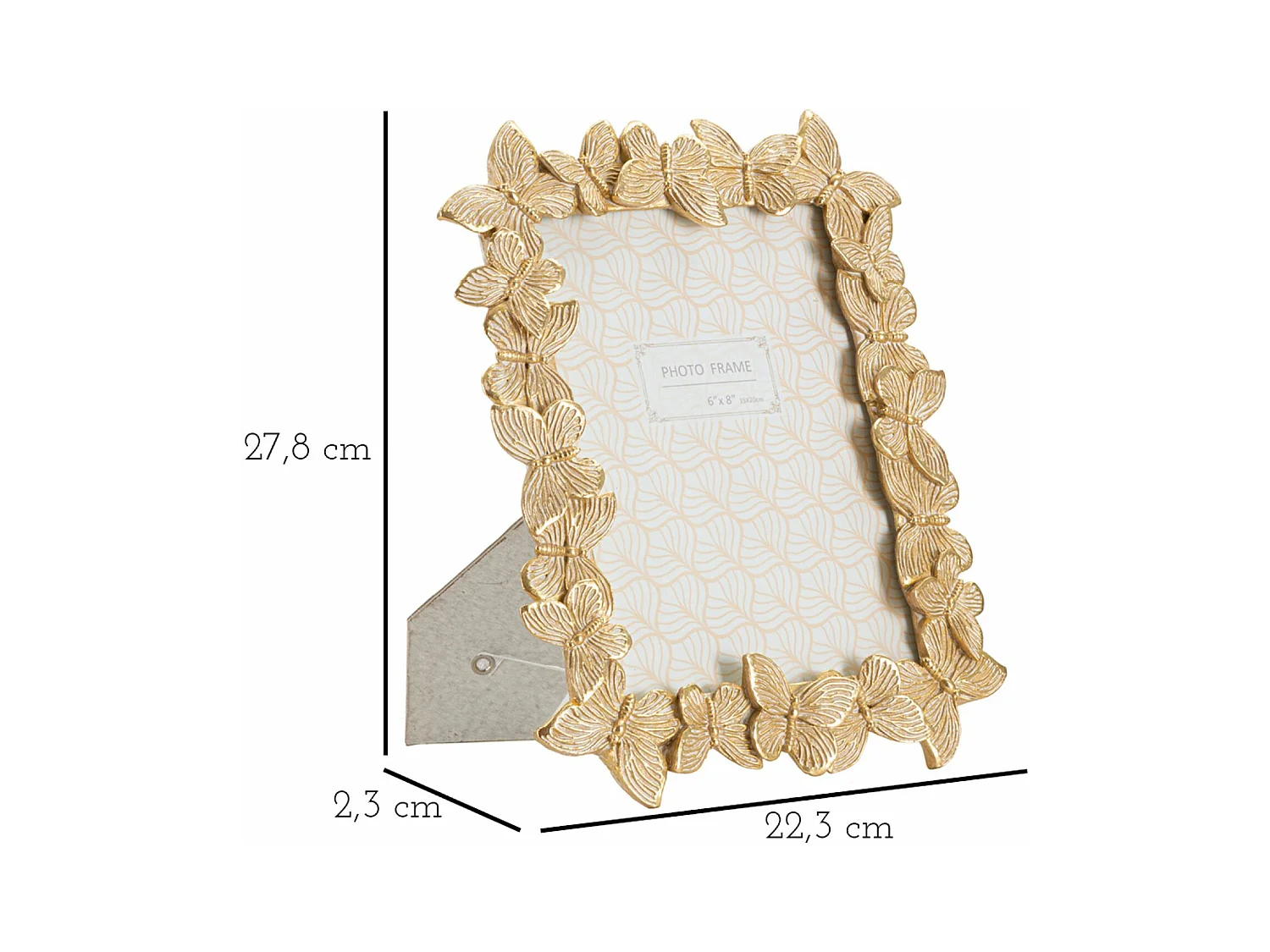 Fotolijst Olistic 47, Goud, 22,3x2,3x27,8 cm, Epikasa