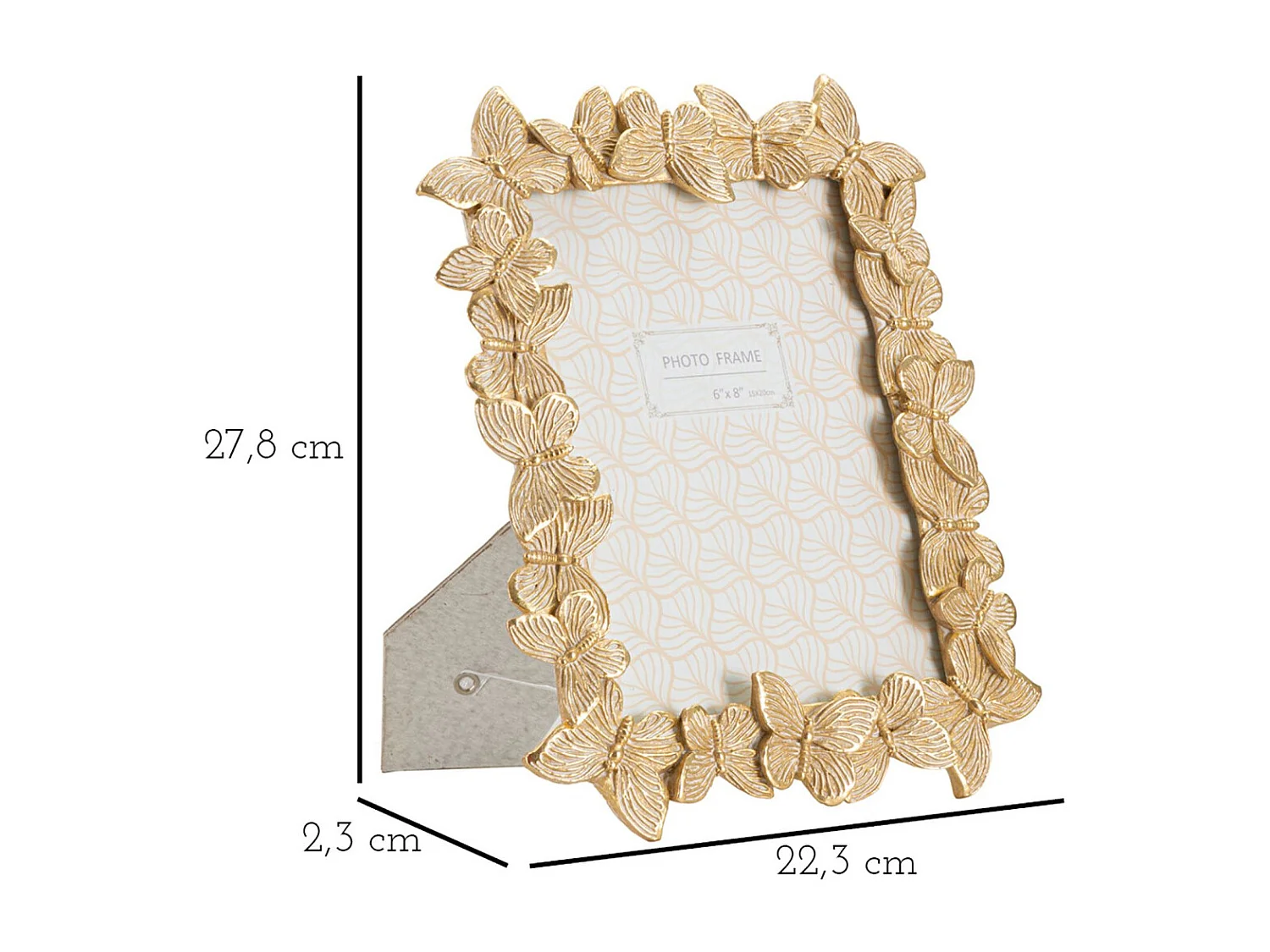 Fotolijst Olistic 47, Goud, 22,3x2,3x27,8 cm, Seven Design