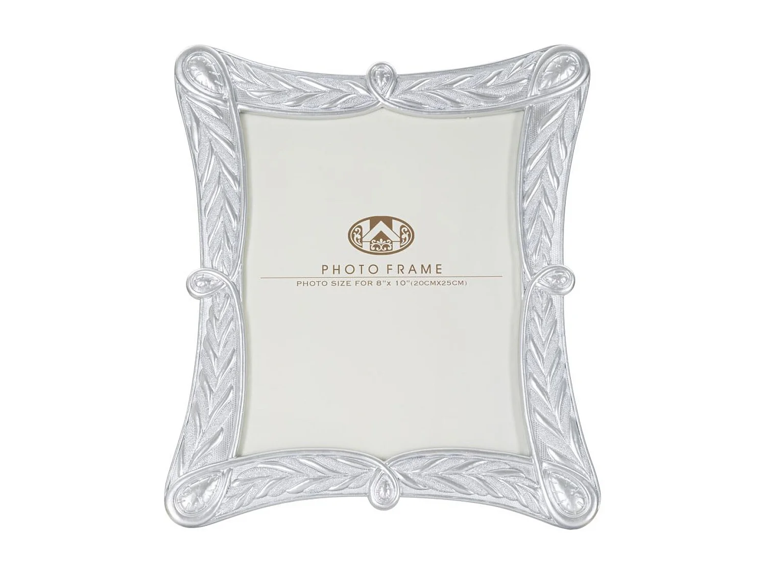 Portafoto Olistic 14, Argento, 28,2x2x33 cm, Seven Design