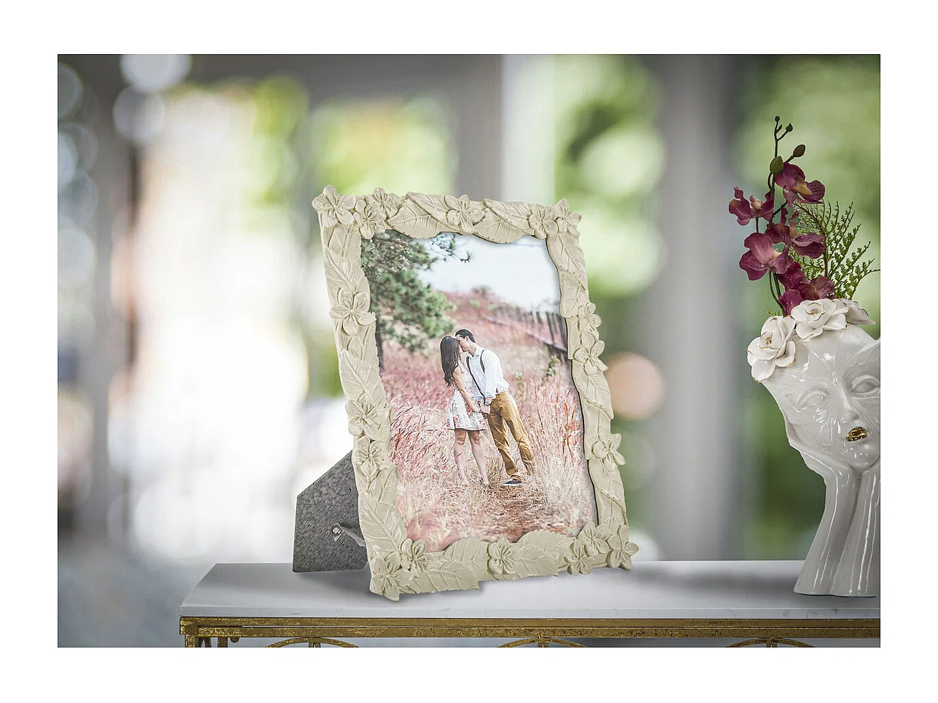 Cadre Photo Olistic 20, Beige, 26x2x30,7 cm, Seven Design