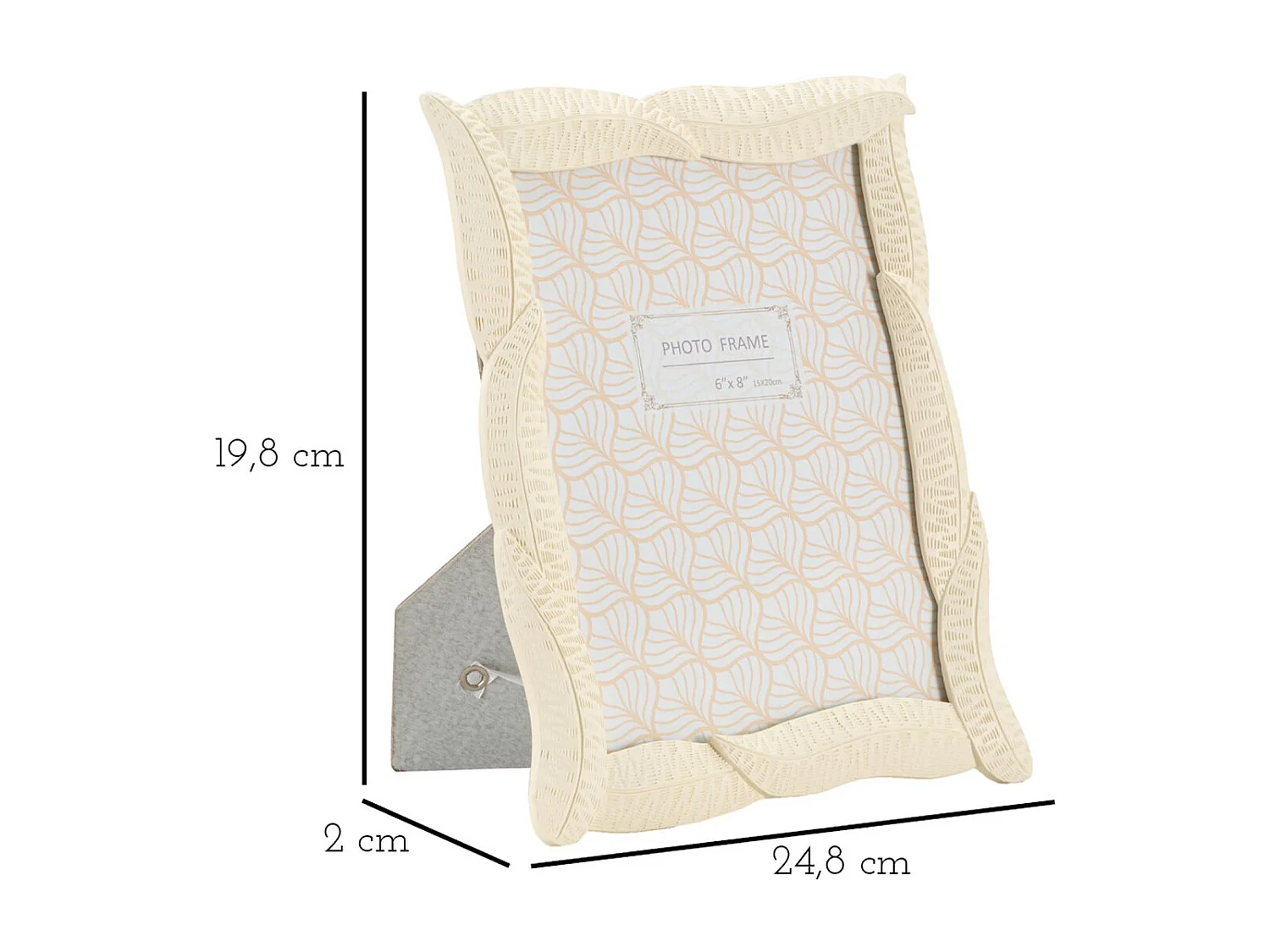 Fotolijst Olistic 62, Beige, 19,8x2x24,8 cm, Seven Design