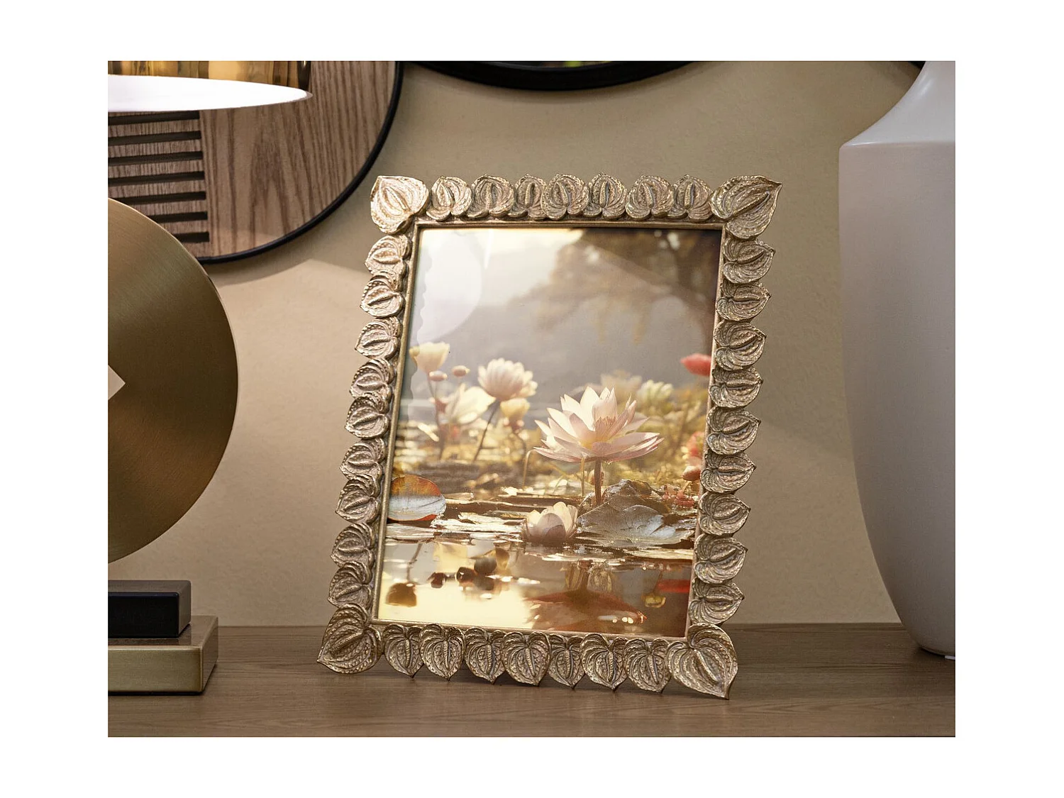 Cadre Photo Olistic 29, Or, 26x2x31 cm, Seven Design