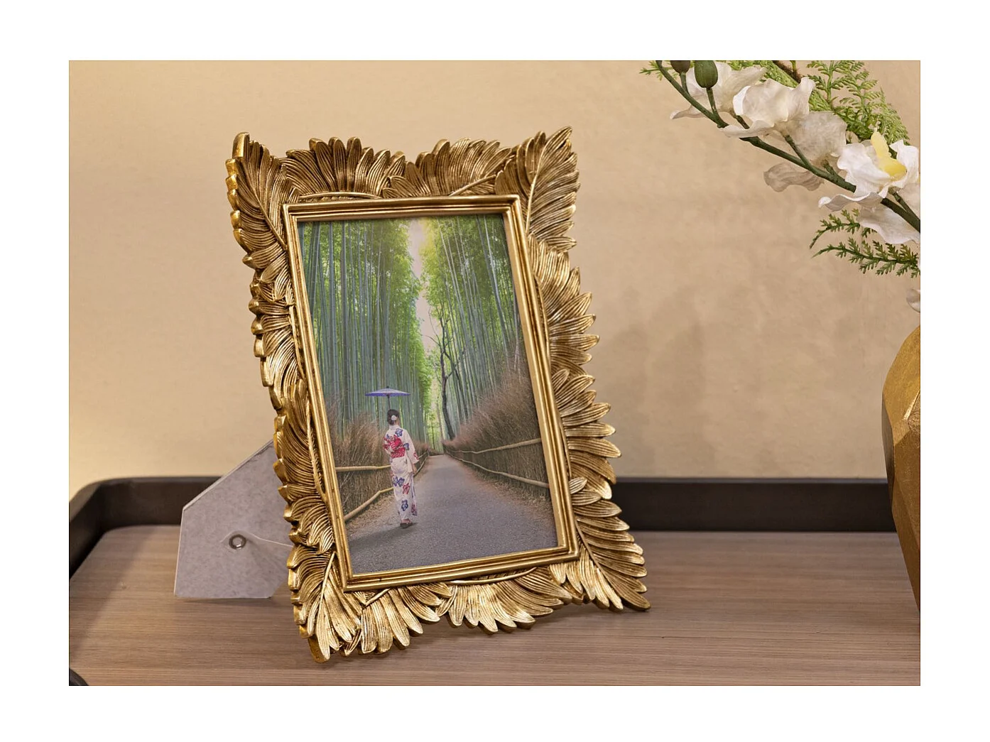 Cadre Photo Olistic 40, Or, 23,5x3x28 cm, Seven Design