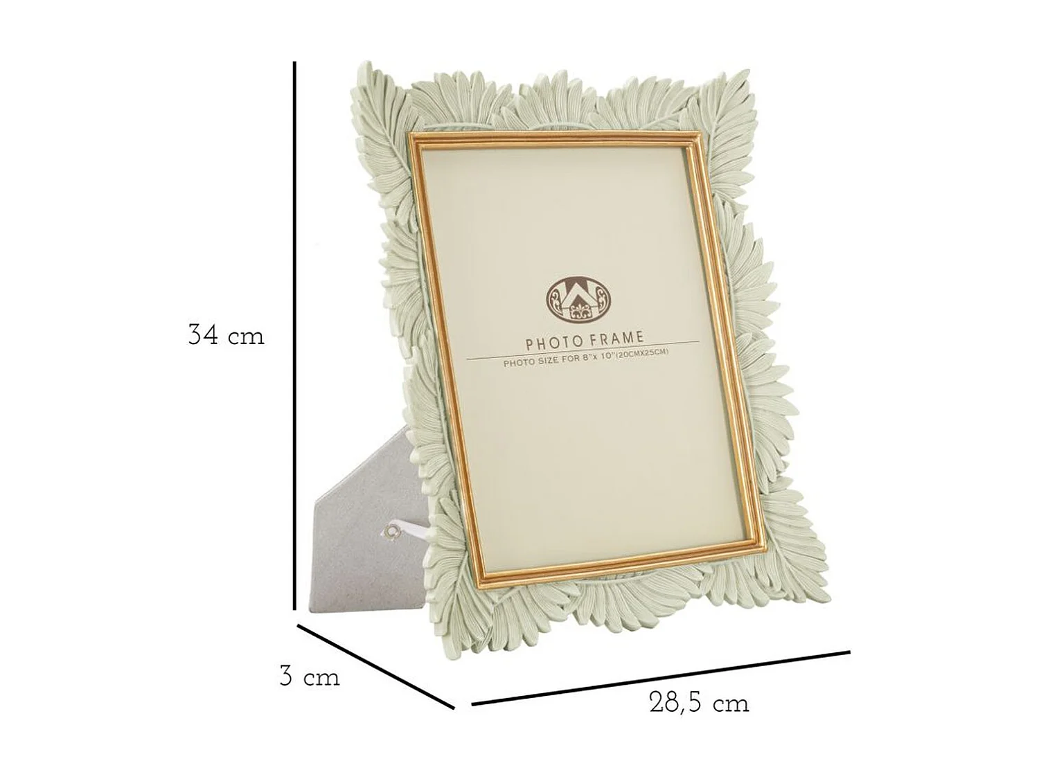 Cadre Photo Olistic 7, Beige, 28,5x3x34 cm, Seven Design