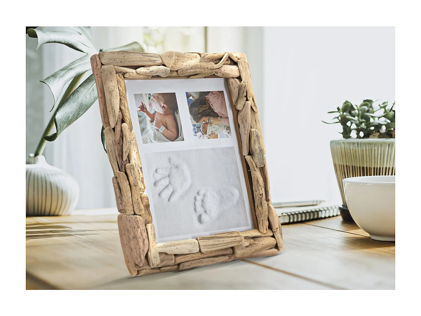 Portafoto Olistic, Marrone, 26x4,5x32 cm, Seven Design