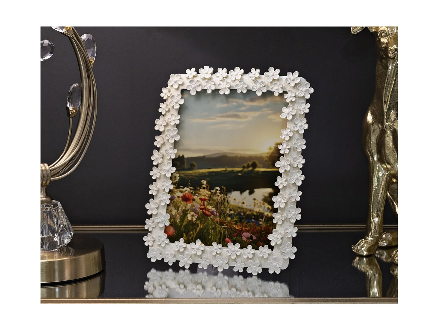 Cadre Photo Olistic 63, Beige, 20x2x25 cm, Seven Design