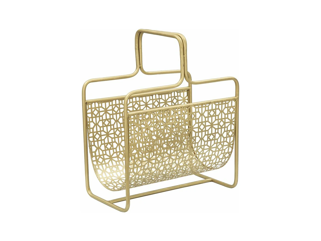 Porte-Revues MF334, Or, 37x22x44,5 cm, Epikasa