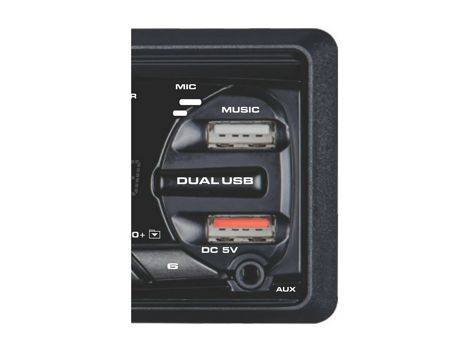 Radio de Coche Inteligente Dab, Negro, 20x20x6 cm, Majestic