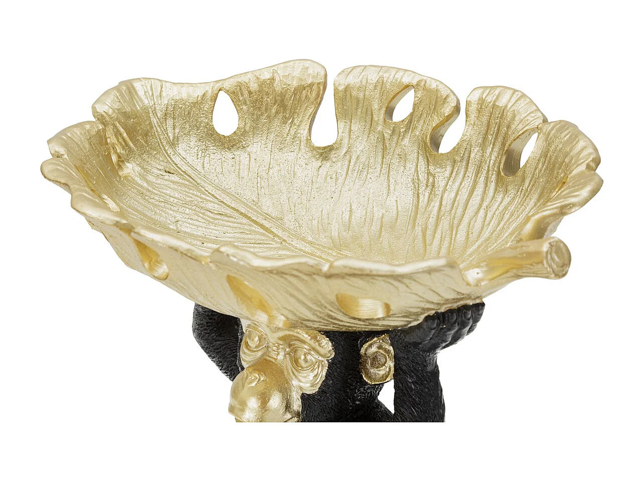 Plateau Singe 9, Noir, 25,2x21x24 cm, Seven Design