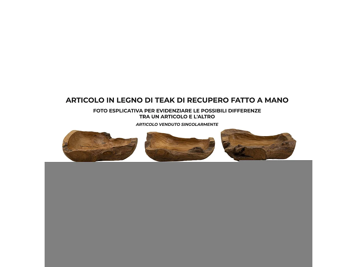 Plateau Natura 17, Marron, 40x29x10 cm, Seven Design