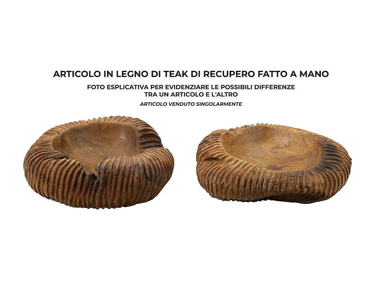 Plateau Natura 15, Marron, 37x40x16 cm, Seven Design