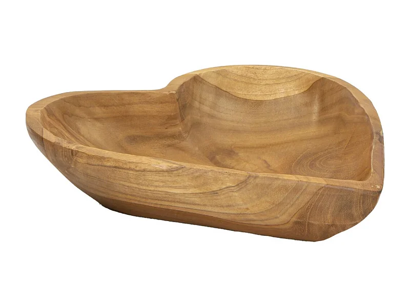 Taca Serce 19, Brązowy, 18x22x4,5 cm, Seven Design