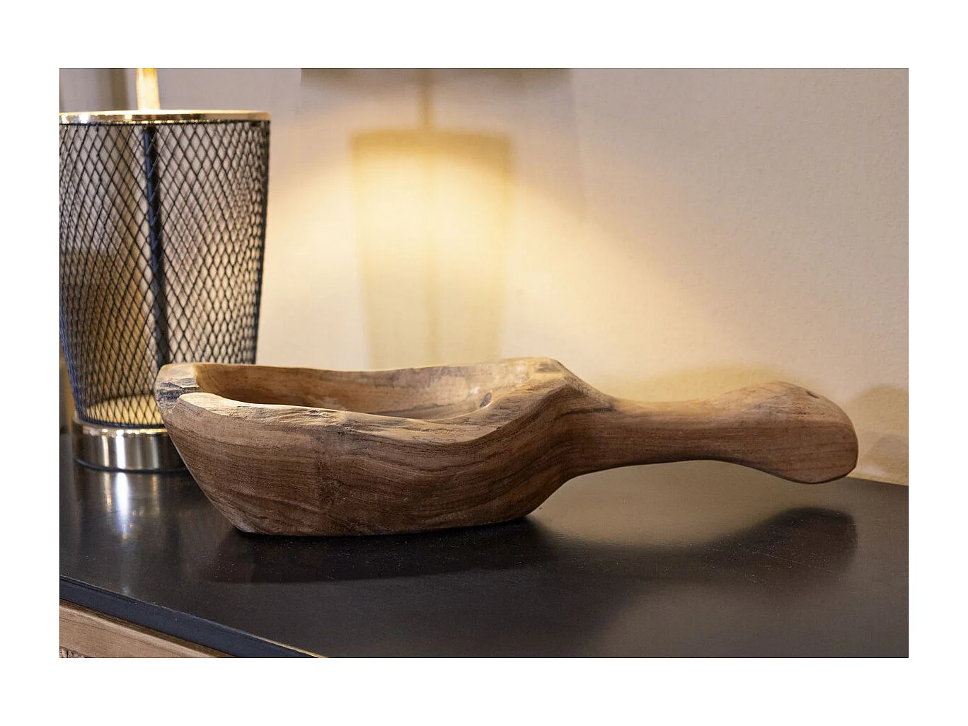 Plateau Natura 33, Marron, 36x16x8 cm, Seven Design