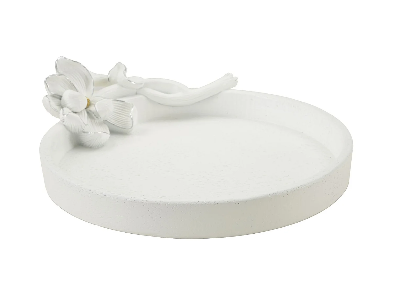 Plateau MF693, Blanc, 24x21x6 cm, Epikasa