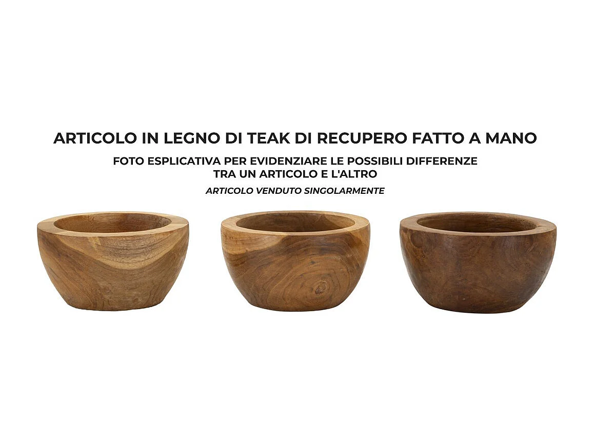 Plateau Natura 34, Marron, 15x15x9,5 cm, Seven Design