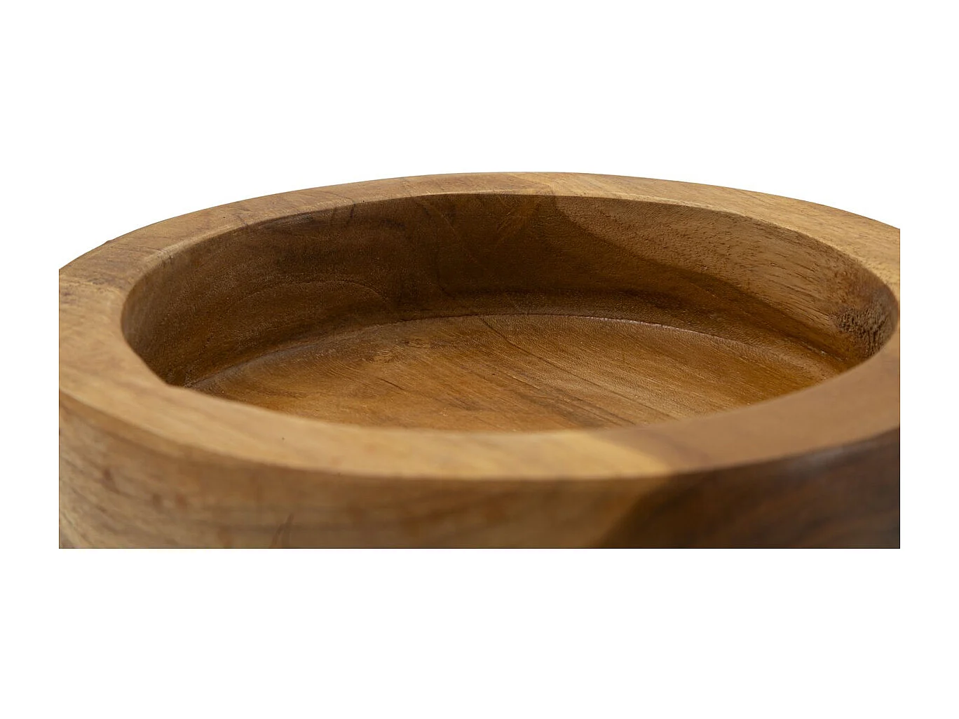 Plateau Natura 34, Marron, 15x15x9,5 cm, Seven Design