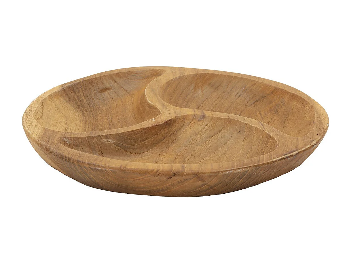 Plateau Natura 32, Marron, 25,5x25,5x3 cm, Seven Design