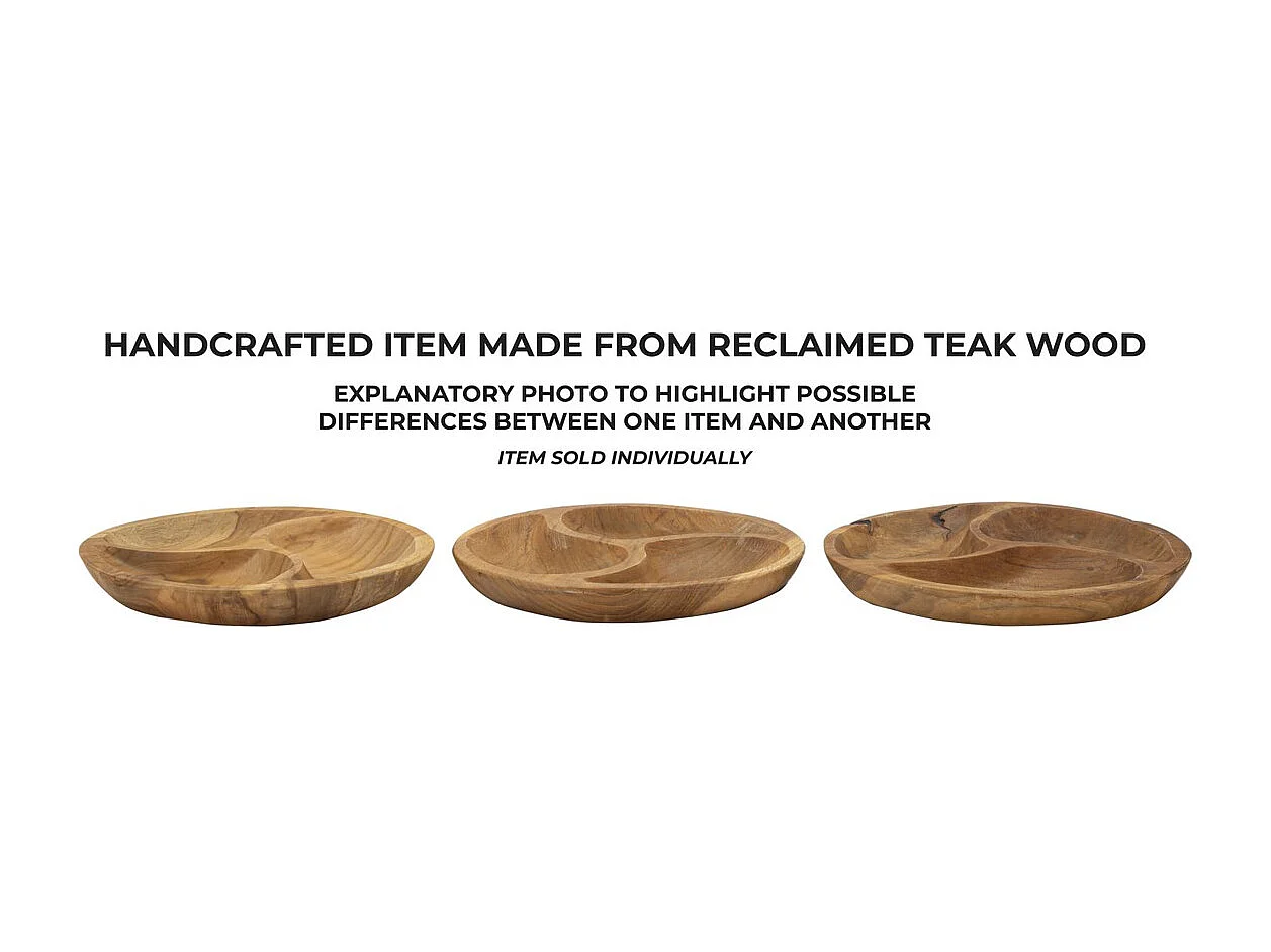 Taca Natura 32, Brązowy, 25,5x25,5x3 cm, Seven Design