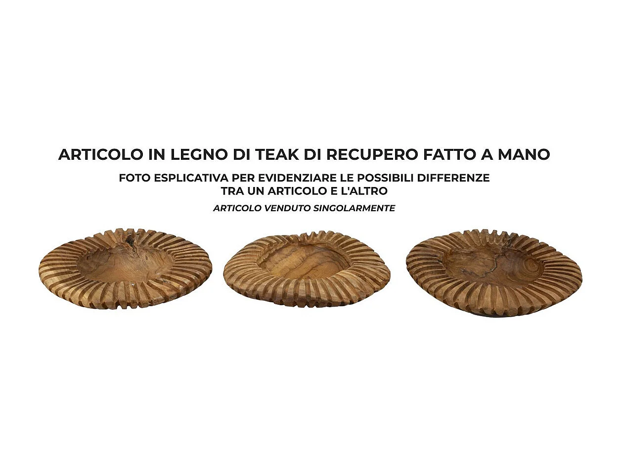 Plateau Natura 21, Marron, 29x29x7 cm, Seven Design