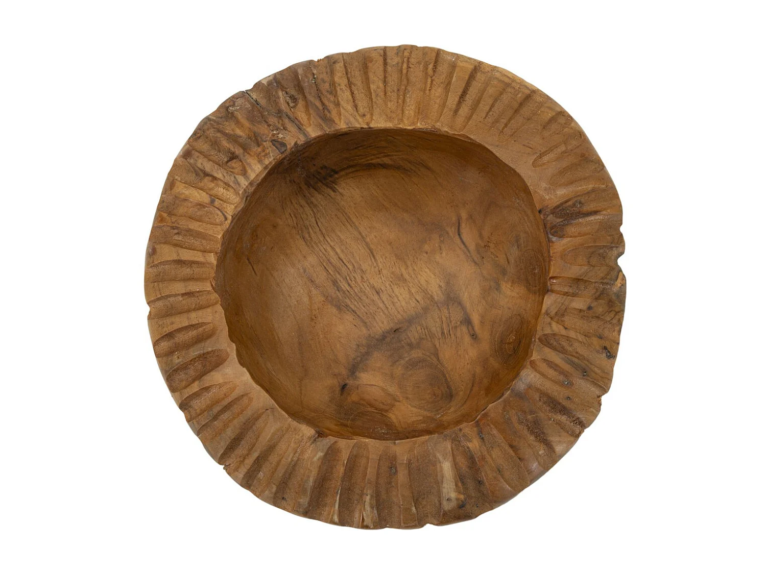 Plateau Natura 30, Marron, 19x19x8 cm, Seven Design